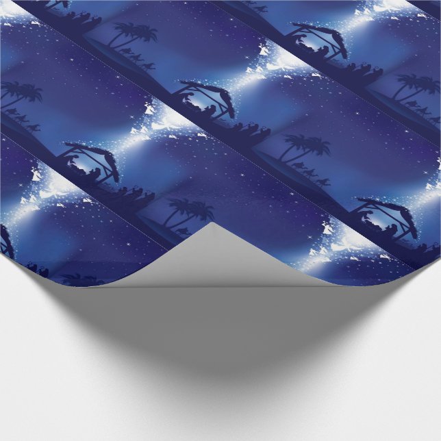 Christmas Gift Wrap/Manger Wrapping Paper (Corner)
