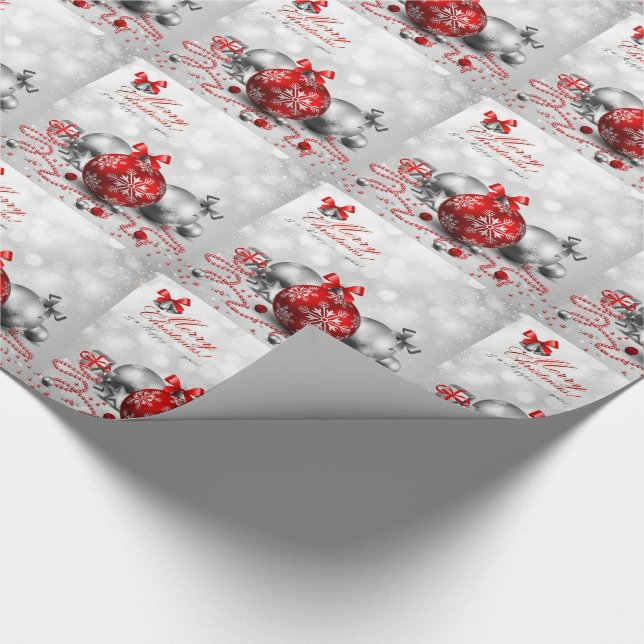 Christmas Gift Wrap/Ornaments Wrapping Paper (Corner)