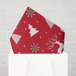 Christmas Gift Wrap — Reindeer, Gingerbread Tissue Paper