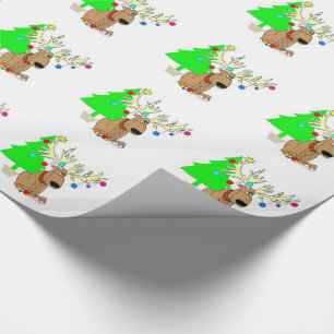 Christmas Gift Wrap/Reindeer Wrapping Paper