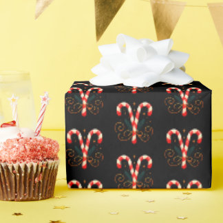 Christmas gift wrap rustic fun