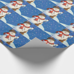 Christmas Gift Wrap/Snowmen Wrapping Paper