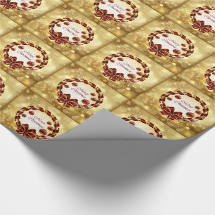 Christmas Gift Wrap/Wreaths Wrapping Paper