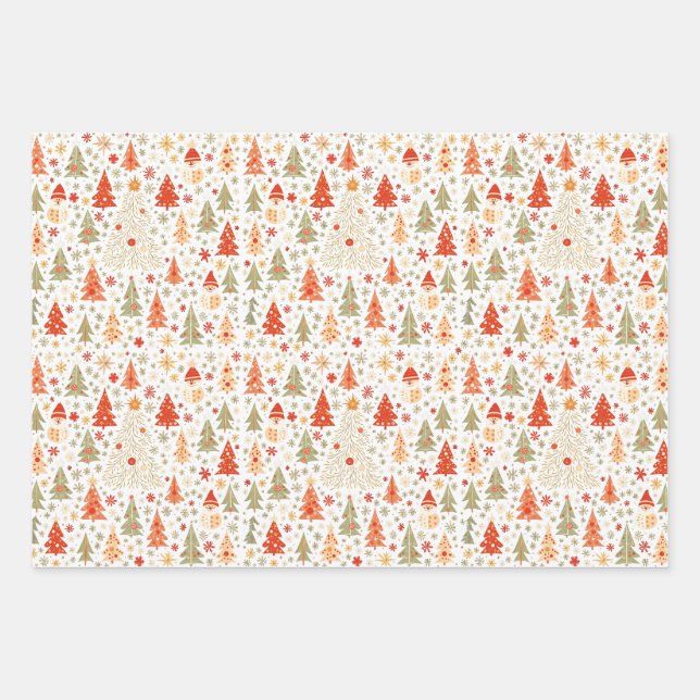 Christmas gift wrapping paper (Front 3)