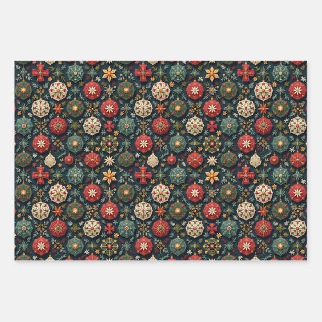 Christmas gift wrapping paper (Front 3)