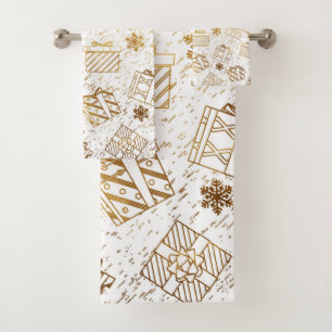 Christmas gifts 4 bath towel set