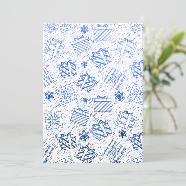 Christmas gifts 6 card (Standing Front)