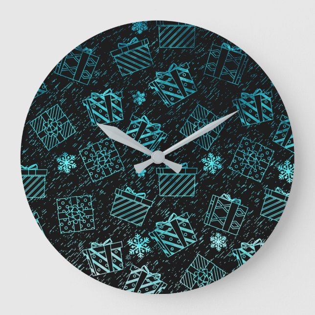 Christmas gifts 9 large clock (Front)