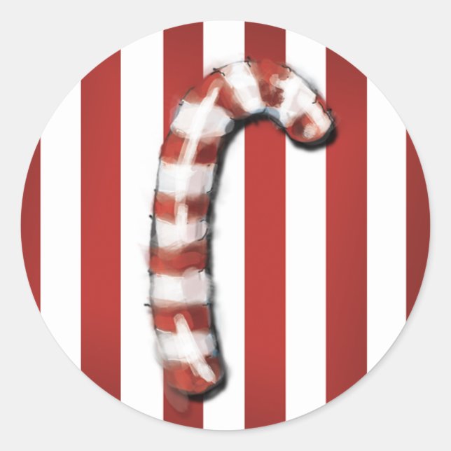 Christmas Gifts - Candy Cane Stickers (Front)