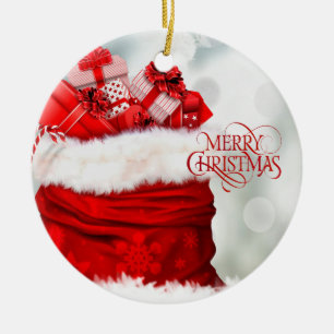 Christmas Gifts Ceramic Ornament
