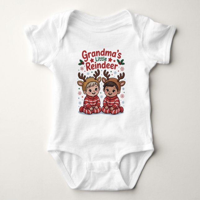Christmas Gifts for Grandkids Reindeer Shirt (Front)