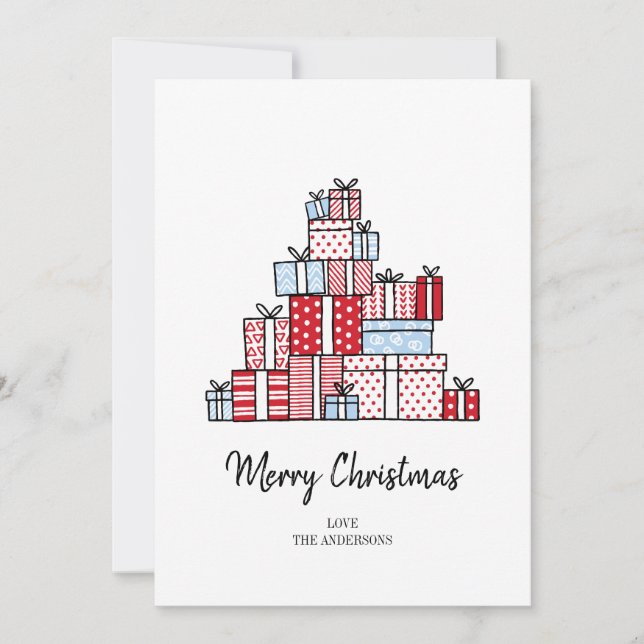 Christmas Gifts Holiday Card (Front)