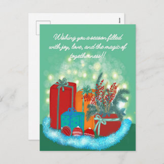 Christmas Gifts  Holiday Postcard