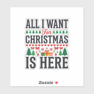 Christmas Gifts Holiday Typography Design