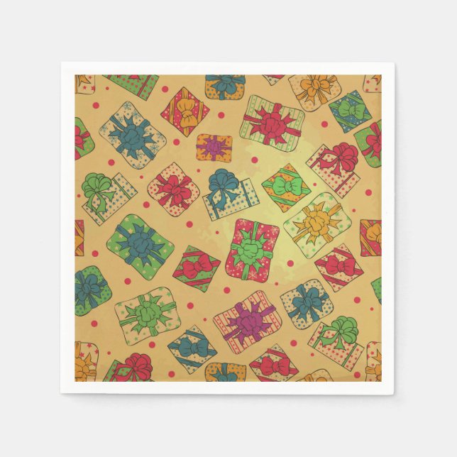 Christmas gifts napkin (Front)