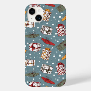 Christmas gifts pattern Case-Mate iPhone 14 plus case