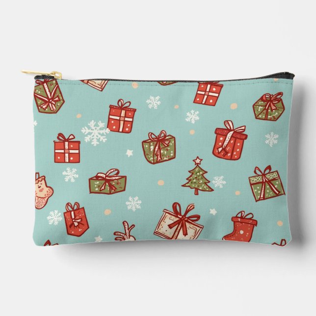 Christmas Gifts Pattern Pouch (Front)