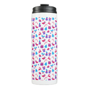Christmas gifts pattern thermal tumbler