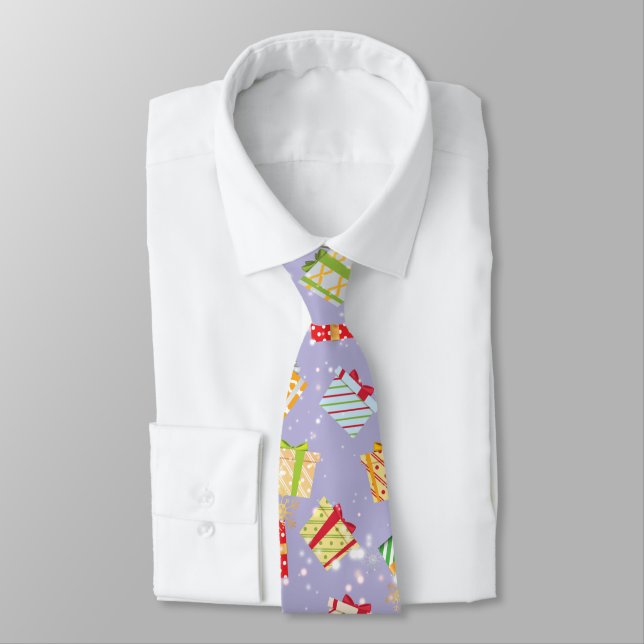 Christmas gifts pattern tie (Tied)