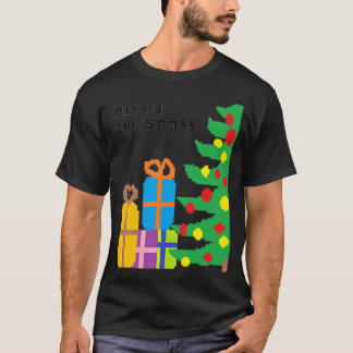 Christmas Gifts Pixelated T-Shirt