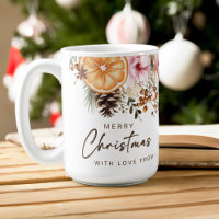Christmas gifts rustic winter citrus botanical