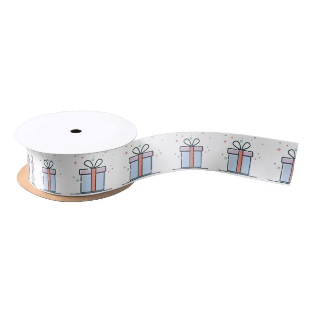 Christmas Gifts Satin Ribbon (Spool)