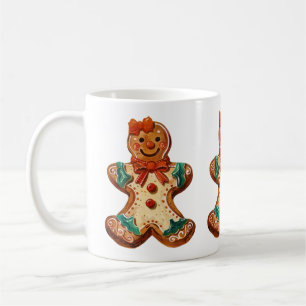 Christmas ginger bread coffee mug