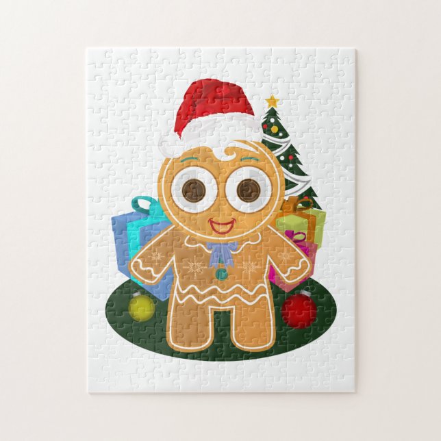 Christmas - Ginger Bread Man Jigsaw Puzzle (Vertical)