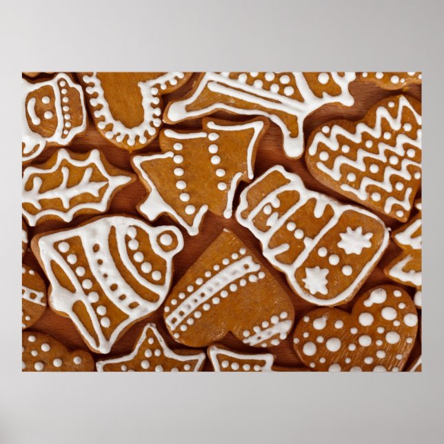 Christmas Ginger Cookies Poster (Front)