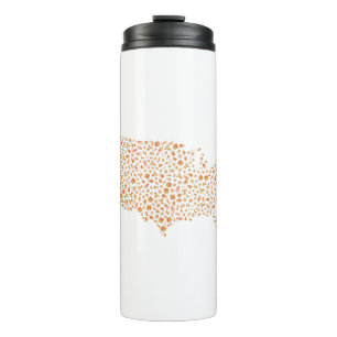 Christmas Gingerbread America Thermal Tumbler