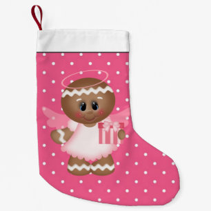 Christmas Gingerbread Angel cartoon stocking