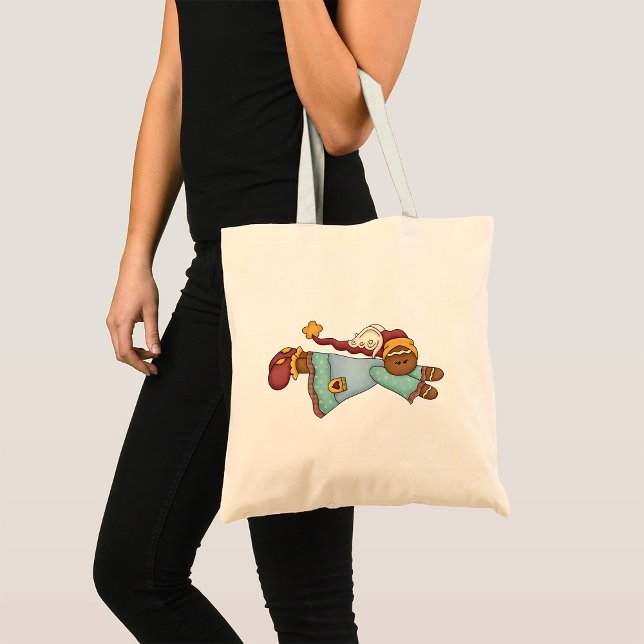 Christmas Gingerbread Angel Tote Bag (Creator Uploaded)