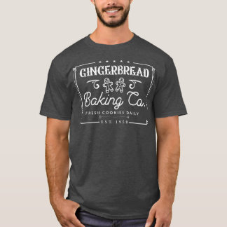 Christmas Gingerbread Baking Company Farmhouse Sig T-Shirt