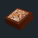 Christmas Gingerbread Biscuits Gift Box<br><div class="desc">Delicious Christmas gingerbread biscuit pattern.
 Please visit my store for more products with high quality Christmas designs!   --></div>