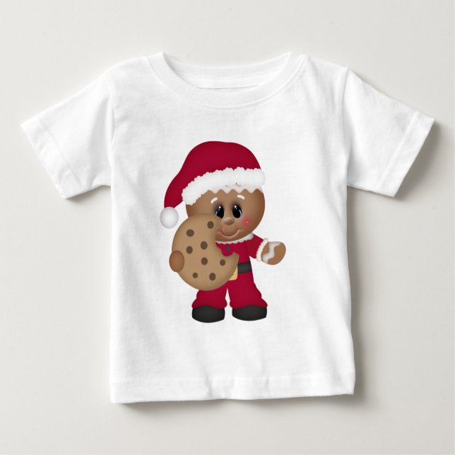 Christmas Gingerbread boys baby t-shirt (Front)