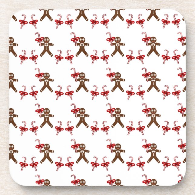 Christmas Gingerbread Candy Coaster (Front)