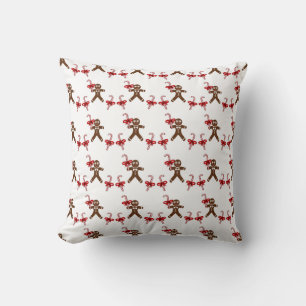 Christmas Gingerbread Candy Cookie Cushion