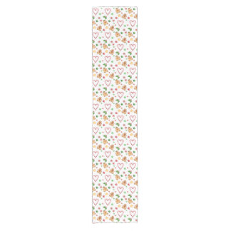 Christmas Gingerbread Candy Table Runner