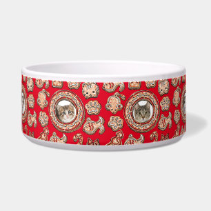 Christmas Gingerbread Cookie Custom Photo Pet Cat 