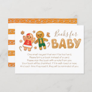 Christmas Gingerbread Cookie Gender Reveal Shower Invitation