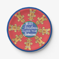 Christmas Gingerbread Cookies Blue