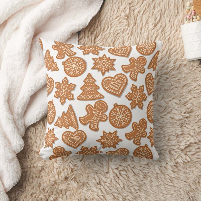 Christmas Gingerbread Cookies  Cushion (Blanket)