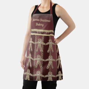 Christmas Gingerbread Cookies Personalised Apron