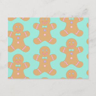 Christmas Gingerbread Cookies Postcard