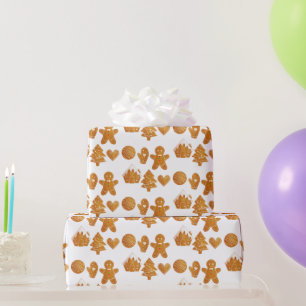 Christmas Gingerbread Cookies Wrapping Paper
