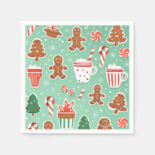 Christmas Gingerbread design Napkin