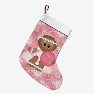 Christmas Gingerbread Holiday cartoon stocking