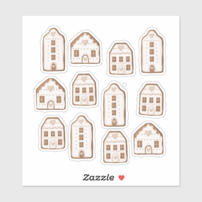 Christmas gingerbread holiday cookies (Sheet)