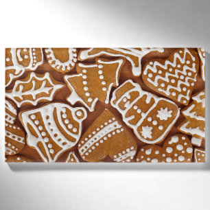 Christmas Gingerbread Holiday Cookies Name Tag