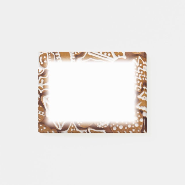 Christmas Gingerbread Holiday Cookies Post-it Notes (Front)